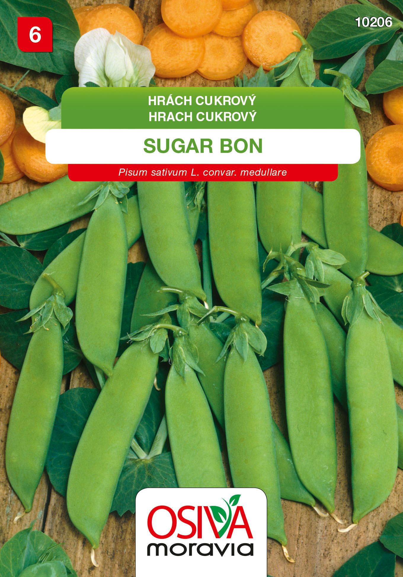 Hrách zahradní cukrový - Sugar Bon