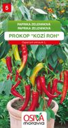 Paprika zeleninová - pálivá - Prokop (kozí roh)