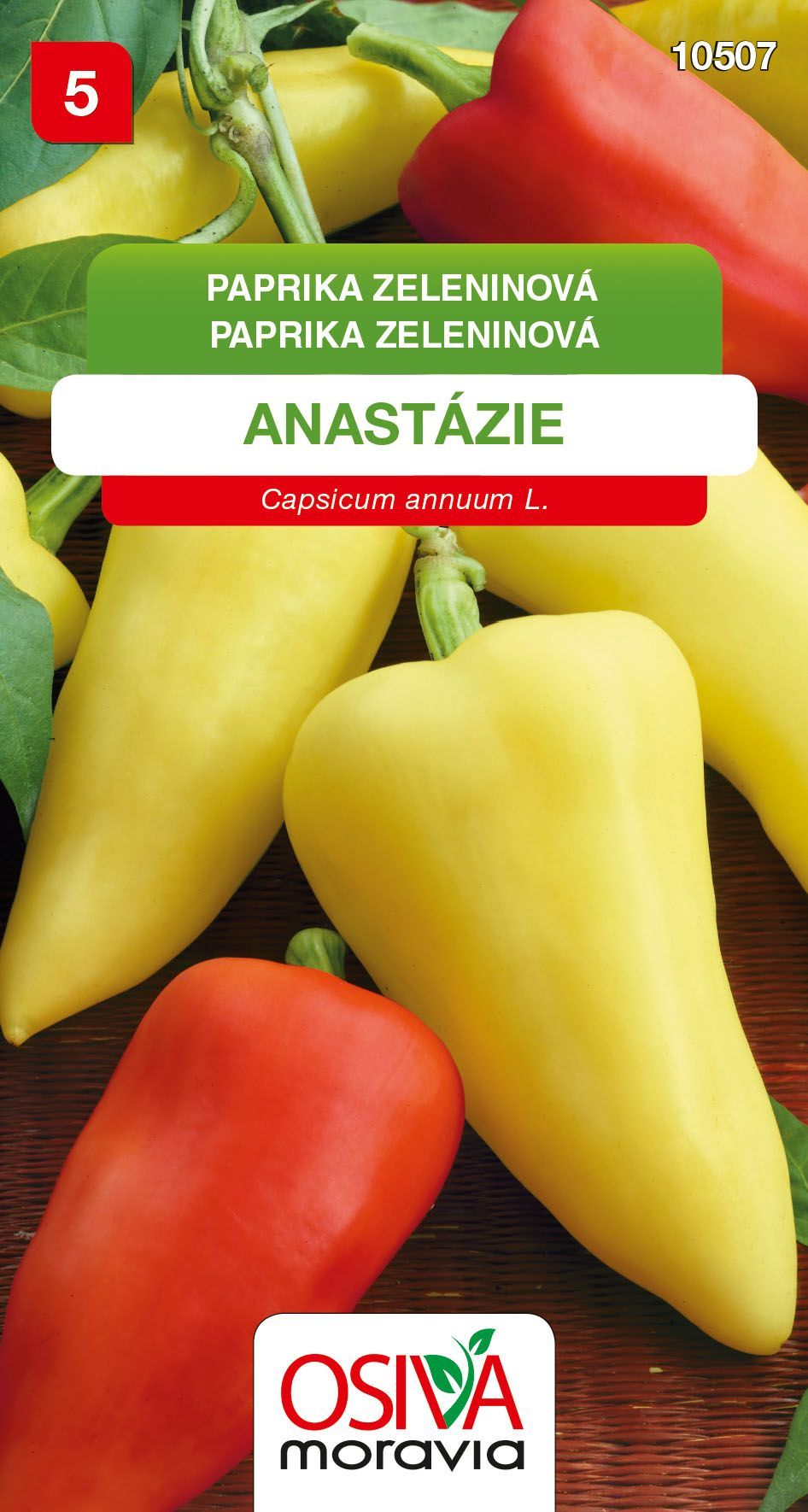 Paprika zeleninová - sladká - Anastazie