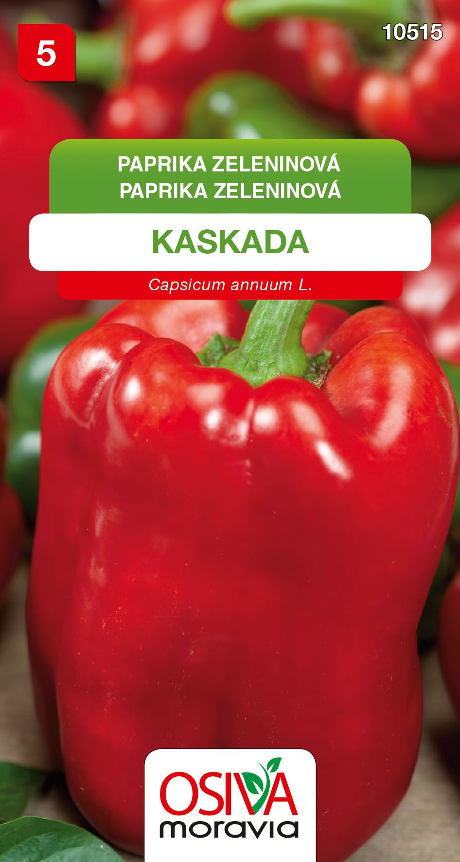 Paprika zeleninová - sladká - Kaskada