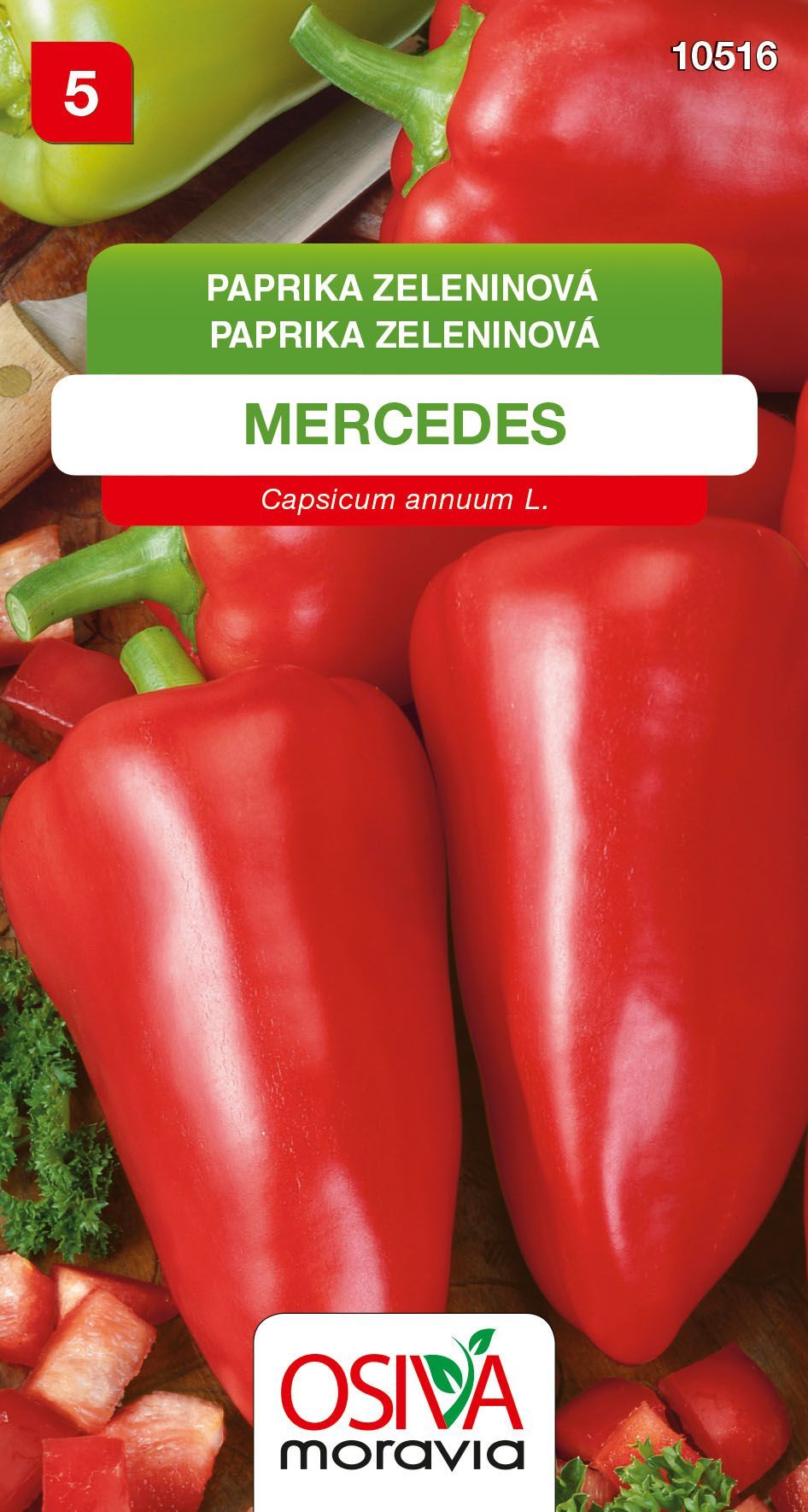 Paprika zeleninová - sladká - Mercedes