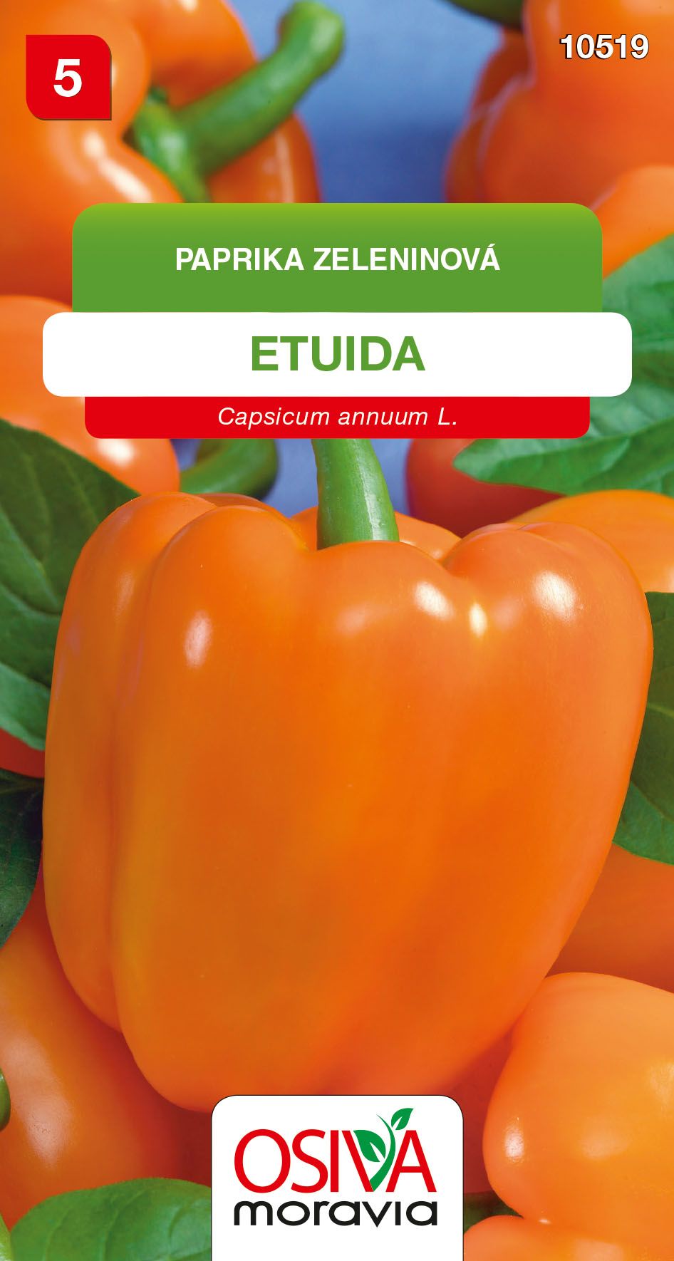 Paprika zeleninová - sladká - Etuida