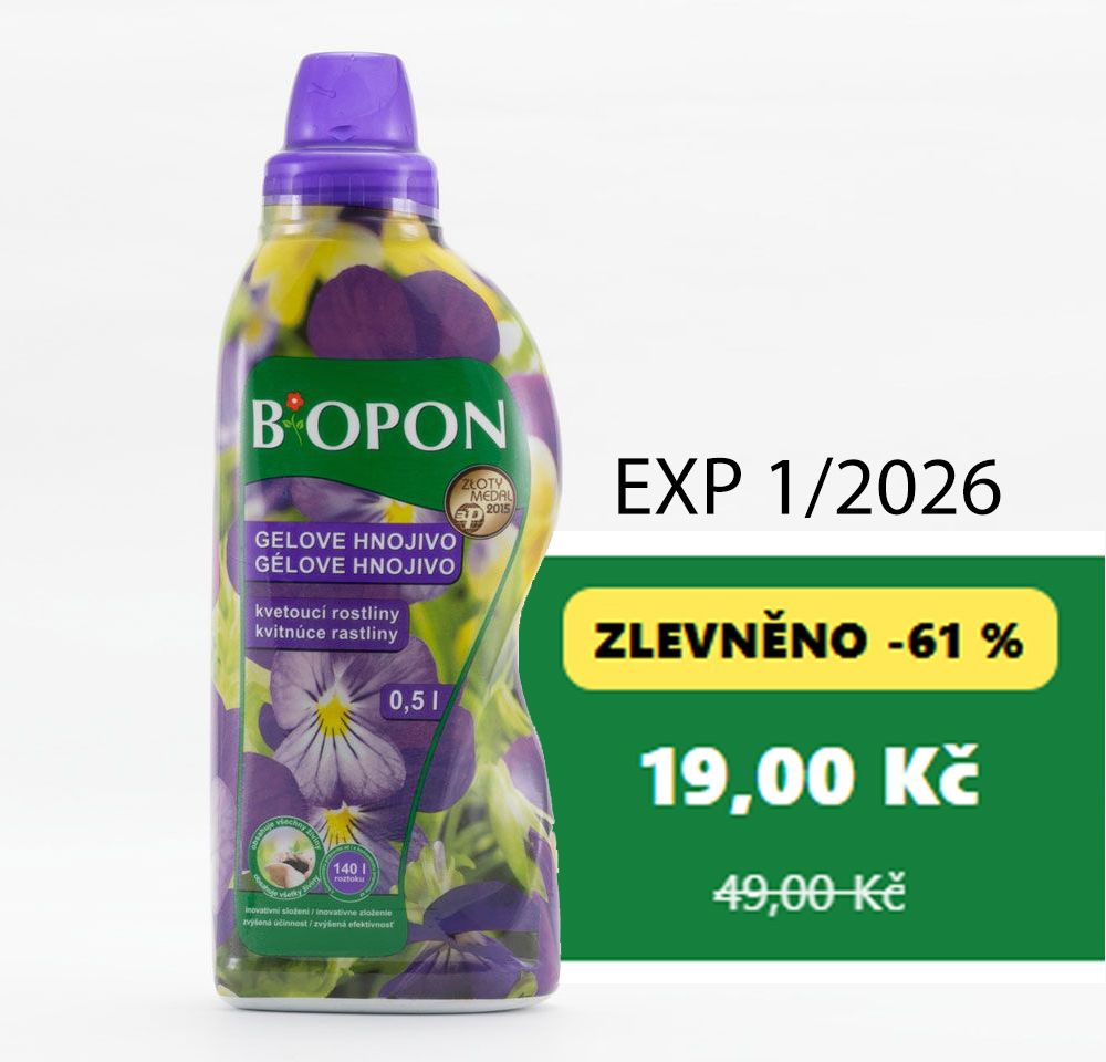 BOPON gelové hnojivo na kvetoucí rostliny - 500 ml